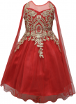 GIRLS DRESSY DRESS (0515747) RED